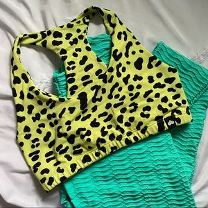 Booty by Brabants neon cheetah top